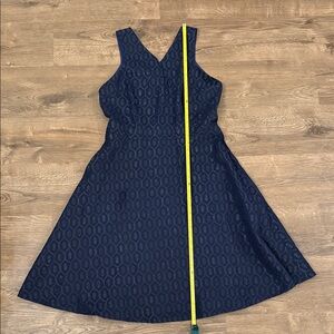 Cynthia Steffe Midnight Blue Textured Midi Dress